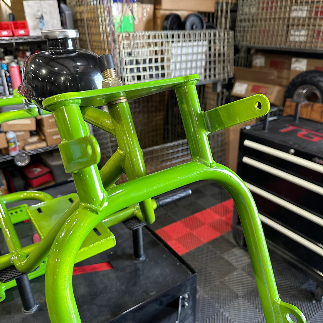 Mini Trike Frame & Tank ( Green ) 2 Mini Trike Frame & Tank ( Green )